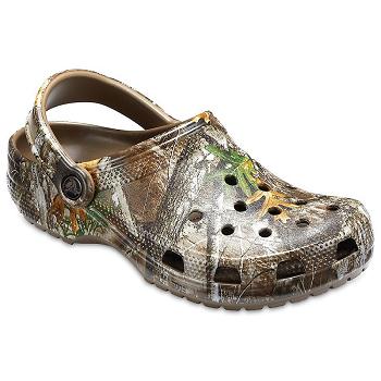 Crocs Classic Realtree Edge Clog Hnede - Damske Dreváky